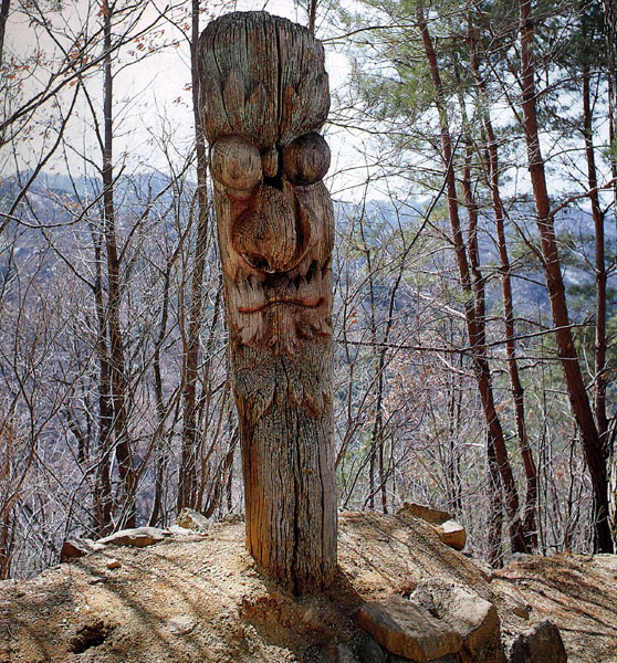벽송사목장승(호법대신)