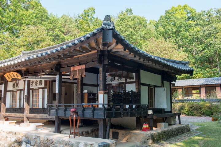 안동원촌동치암고택_사랑채 측면 (촬영년도 : 2015년)