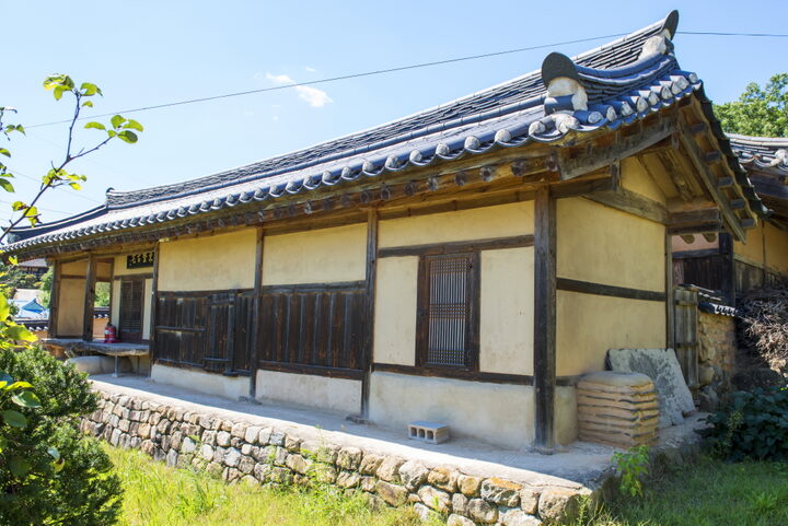 안동 소산동 동야고택_사랑채 측면 (촬영년도 : 2015년)