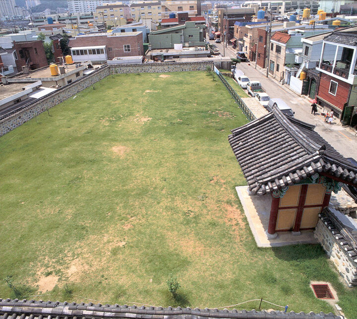 동래패총지정구역전경