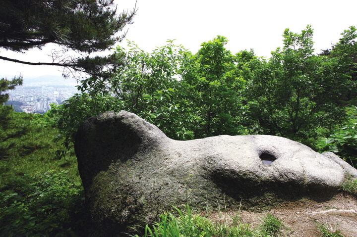 이천 설봉산성 깃봉