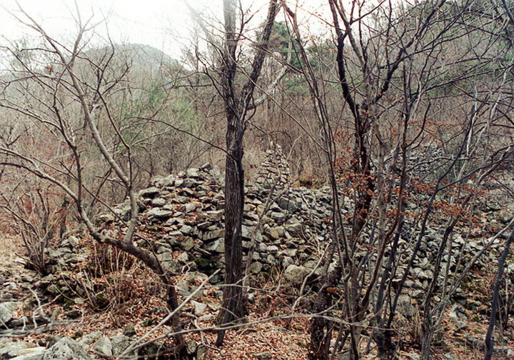 서문지남측성벽전경(북-남)