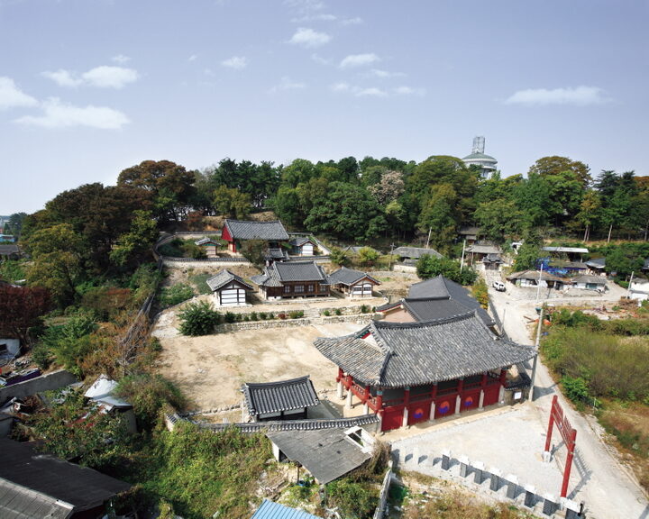 김제군 관아와 향교 전경