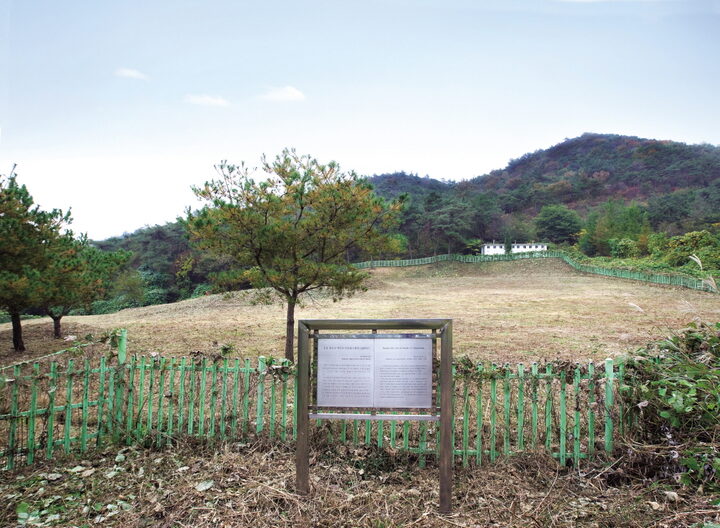 장성 대도리 백자 요지 전경