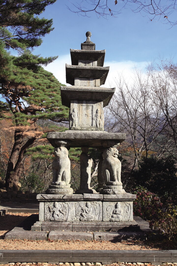 구례 화엄사 사사자삼층석탑(국보)