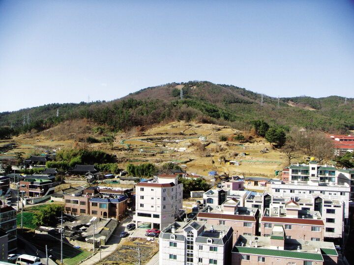 구미 황상동 고분군 전경