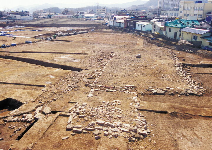 E군 묘역 식지석묘 발굴 전경