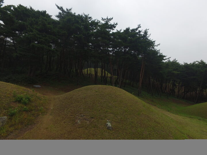 경주 헌안왕릉 남쪽상공(북쪽으로 조망) (고도보존육성과, 2017)