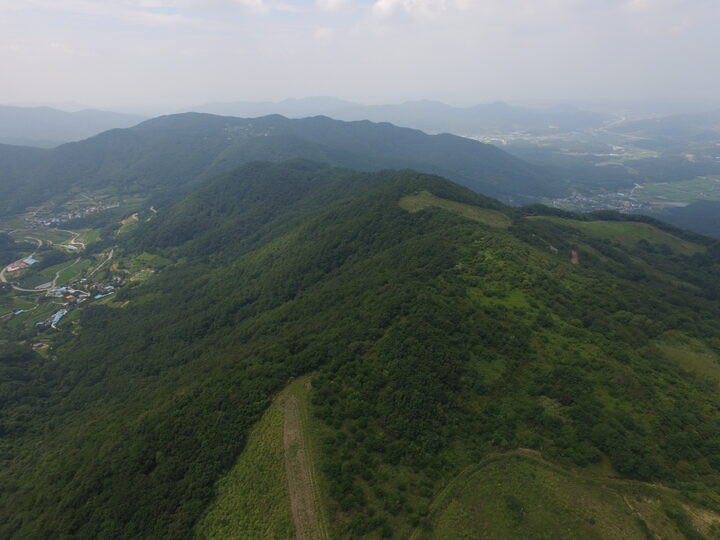 경주 부산성 항공사진 (고도보존육성과, 2017)