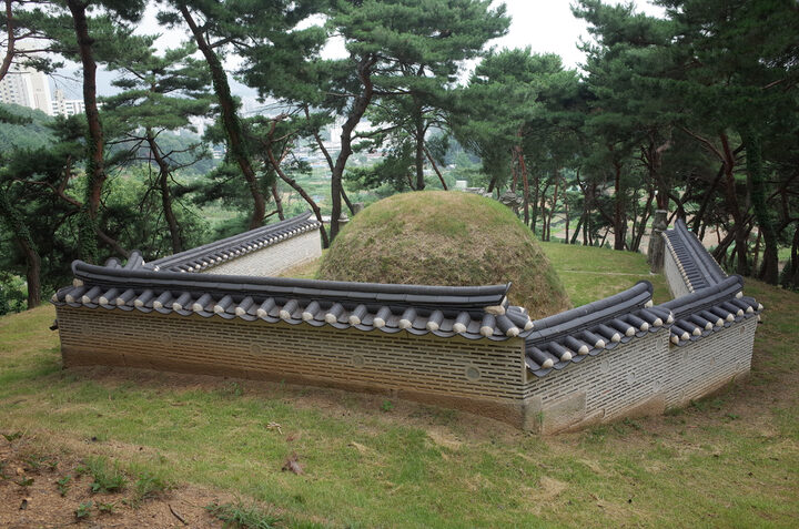 남양주 영빈묘_곡장