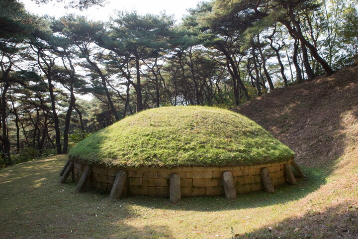 경주 전 민애왕릉 (촬영년도 : 2015년)