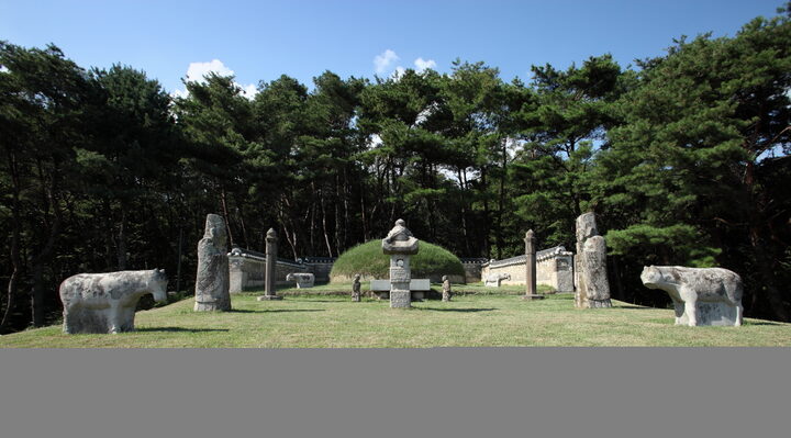 남양주 순강원_원침 정면_미술_2012년(출처 : 국립문화재연구소)