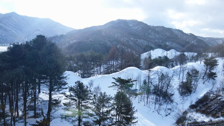 장수 동촌리 고분군 - 전경