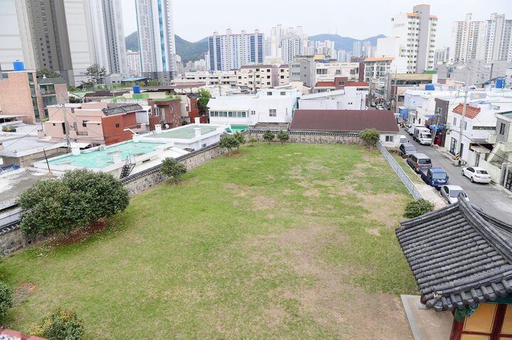 부산 동래 패총 전경