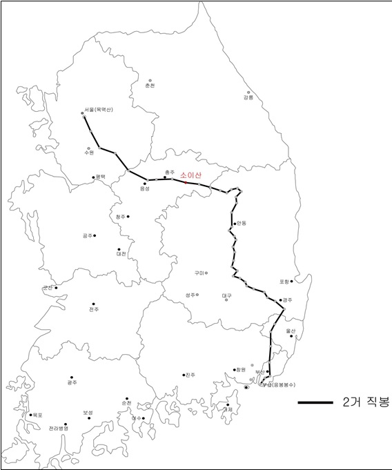 제2로 직봉 - 단양 소이산 봉수 유적