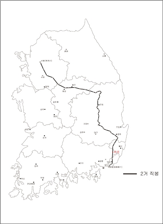 제2로 직봉 - 양산 위천 봉수 유적