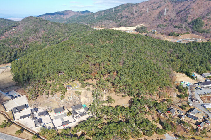 경주 금강산 표암봉 일원 전경
