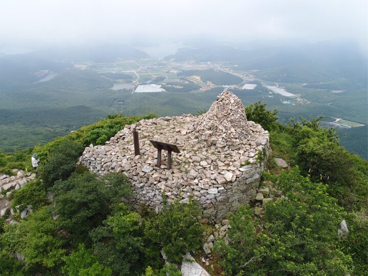 해남 달마산 봉수(연대 전경)