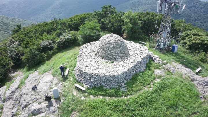 진도 첨찰산 봉수 전경