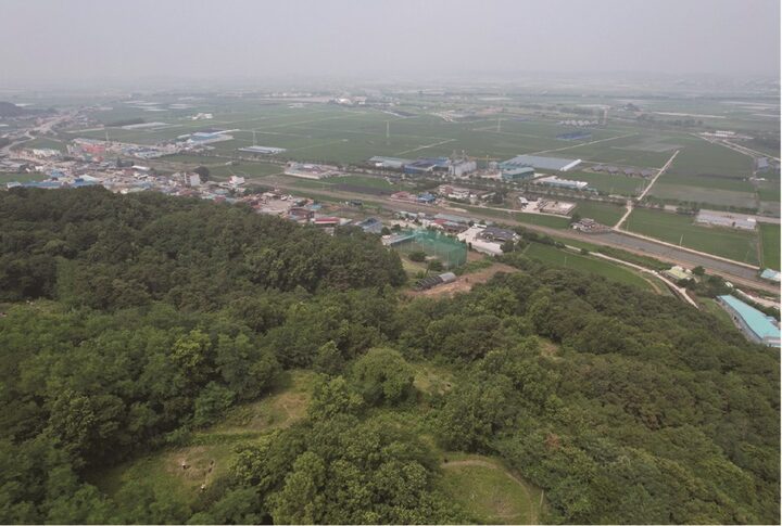 논산 황화대 봉수 원경