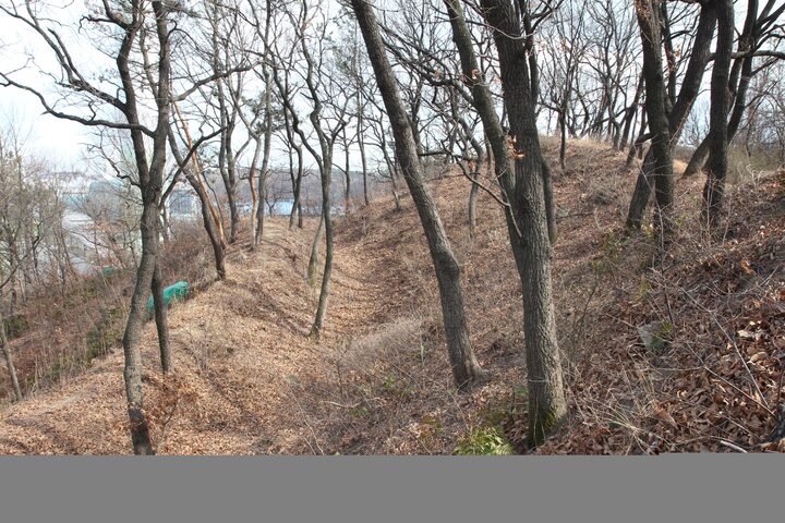 울산 개운포 경상좌수영성-동북성벽 해자구간_20160229 촬영