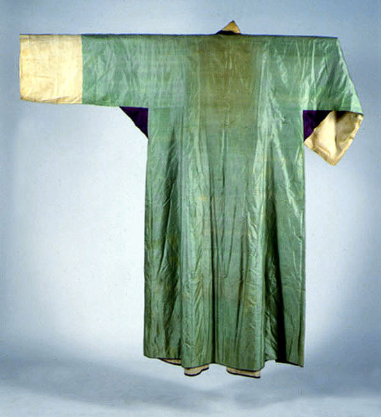 옥색명주장옷(후)