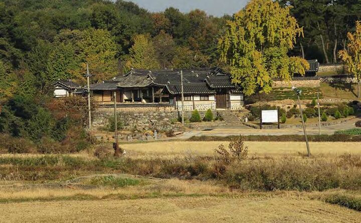 논산 백일헌 종택 전경