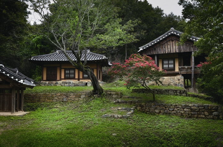 산수정 전경