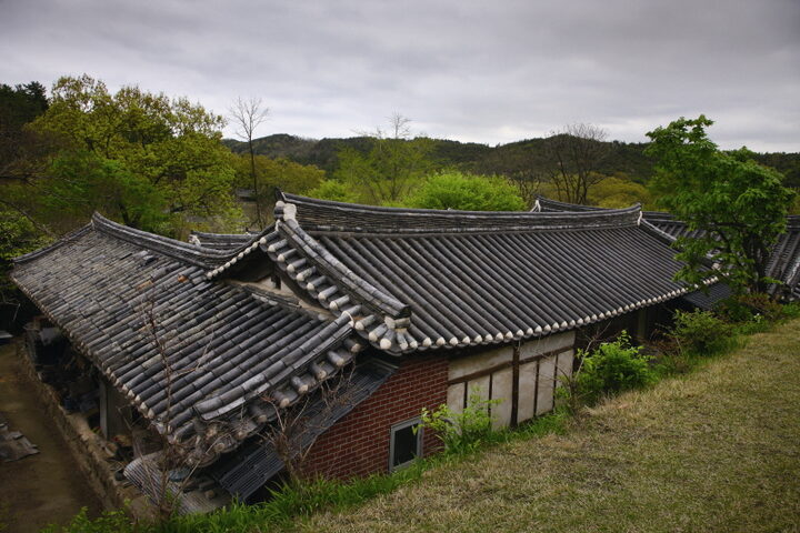 안채 뒤에서 바라본 풍경