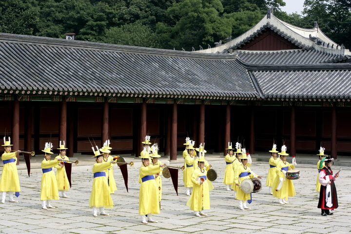 18905_창경궁 대취타 연주_피리정악및대취타_국가유산청