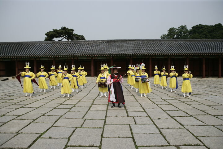 18931_대취타 연주_피리정악및대취타_국가유산청