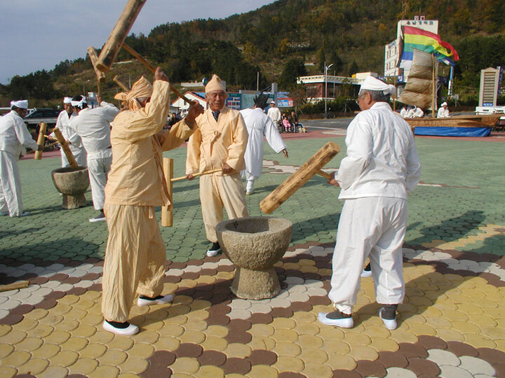 사천마도갈방아소리
