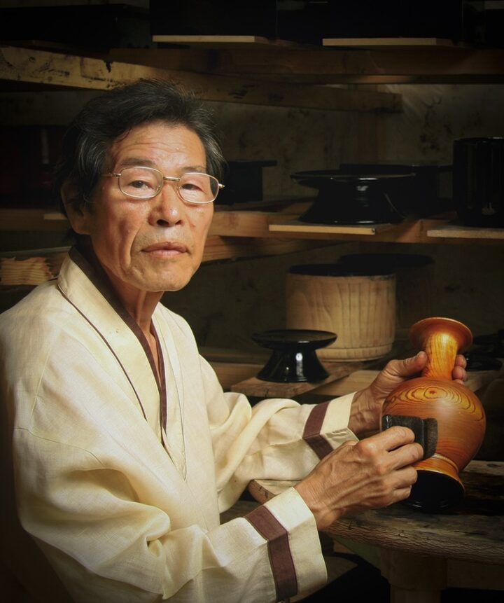 목기장 작업사진