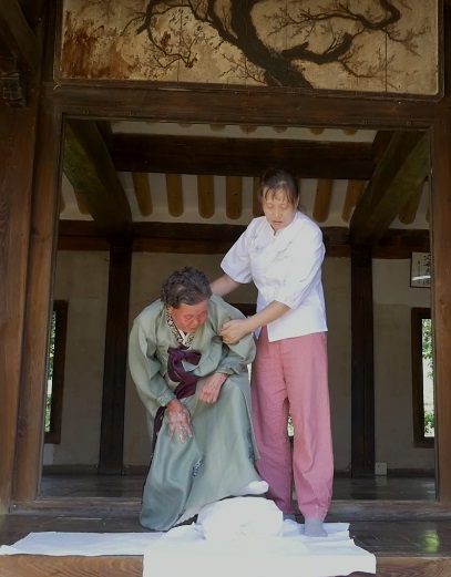 국화주 작업사진