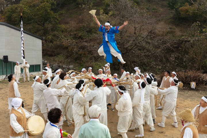 충청남도 무형유산 공주의당집터다지기