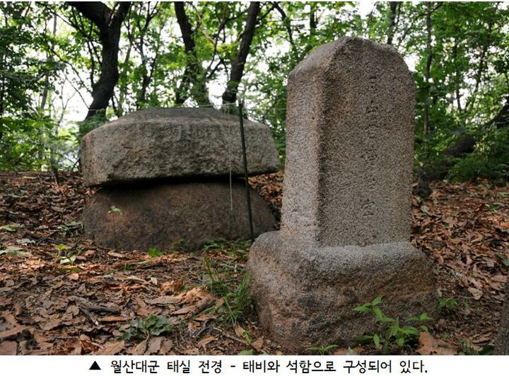 월산대군 태실 전경