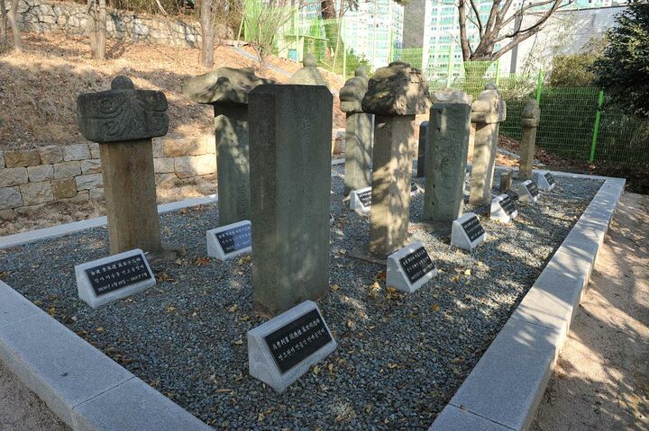 비석군 정비