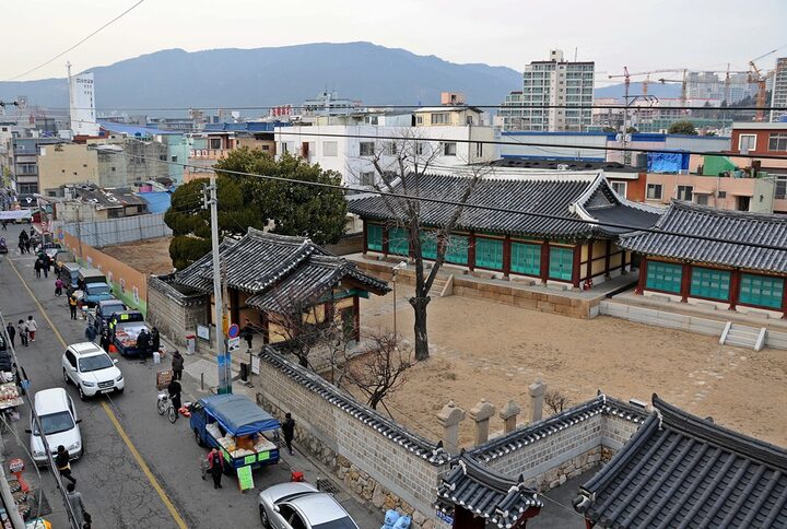 동래부 동헌 일원 전경