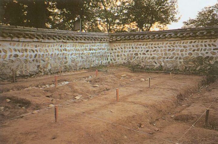 송산사지발굴모습