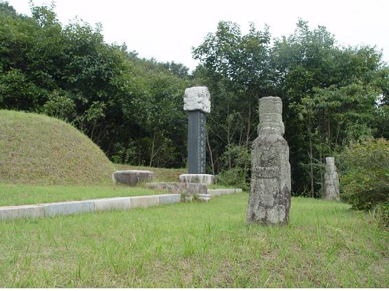 박진장군묘 전경