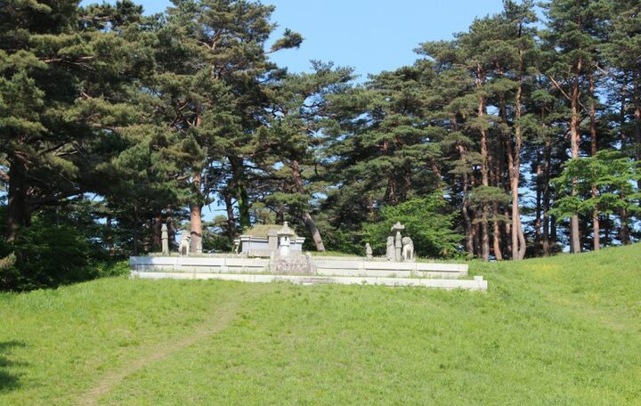 명주군왕릉 전경