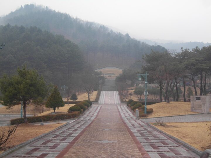 춘천의암유인석묘역전경/2012/03/14