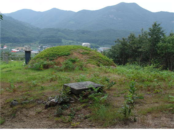 지포 김구묘역 전경