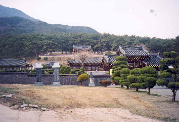 평장동 전경