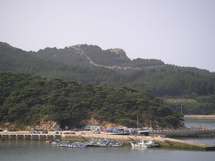 흑산도상라산성 원경(신안군)
