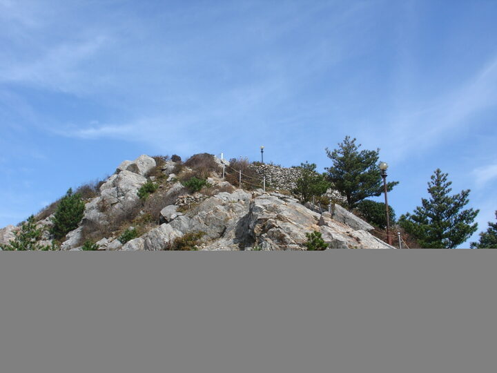 흑산도 상라산성 제사터 원경(신안군)