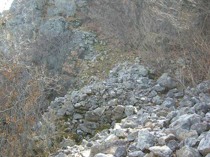 마현산성 근경