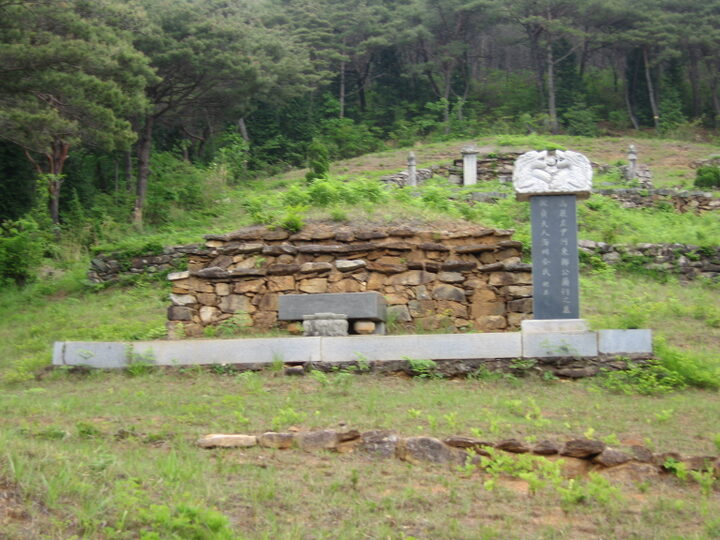 정난연의 묘 전경