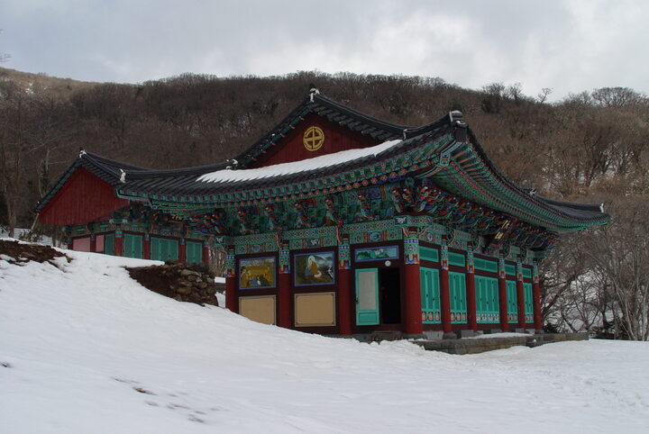 존자암 설경