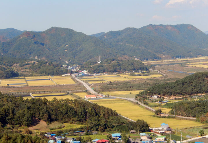 이성산성 항공사진